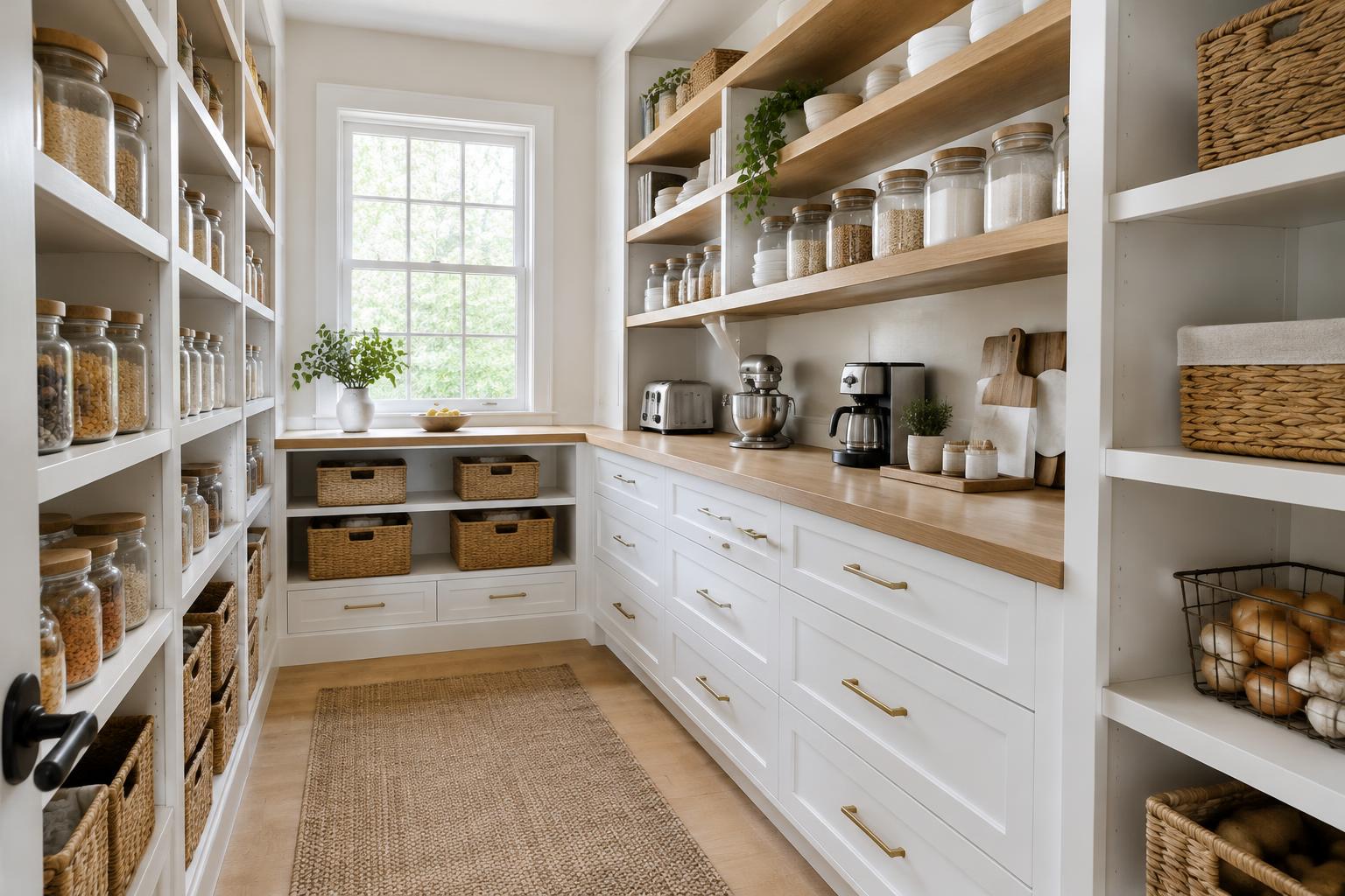 Custom Kitchen Pantry Storage design illustration